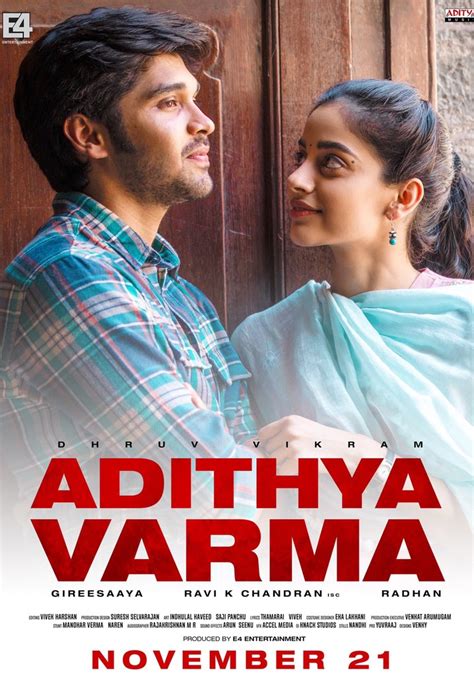 cast of adithya varma|Adithya Varma